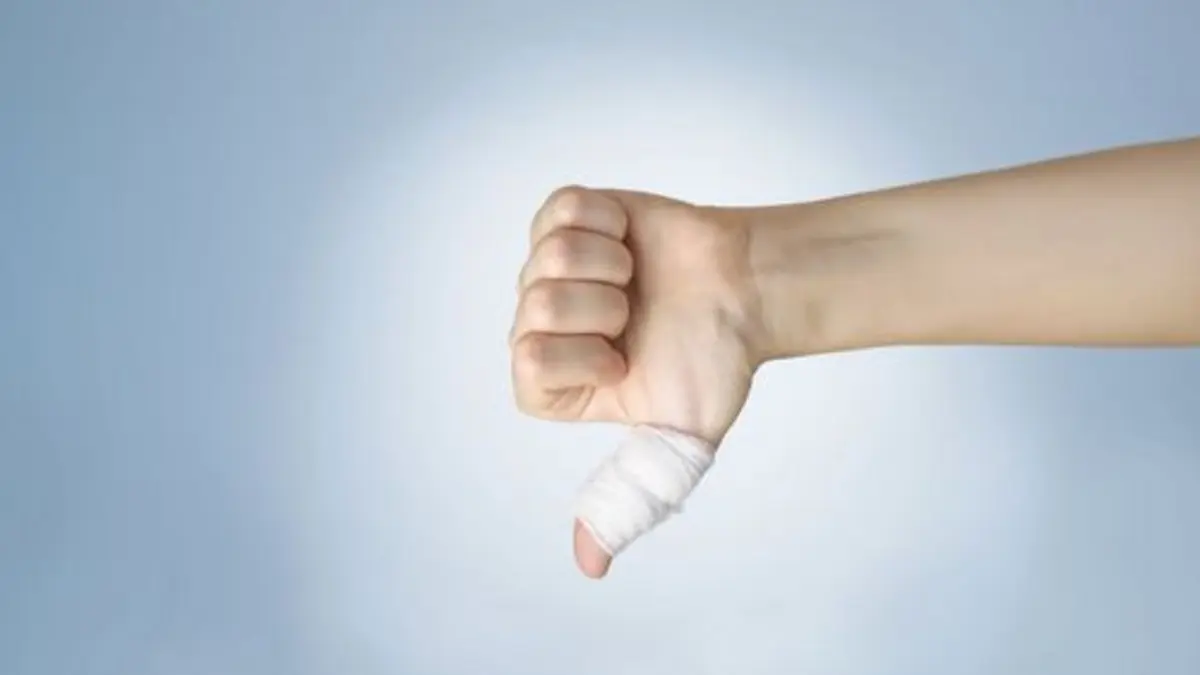 Hand Daumen runter